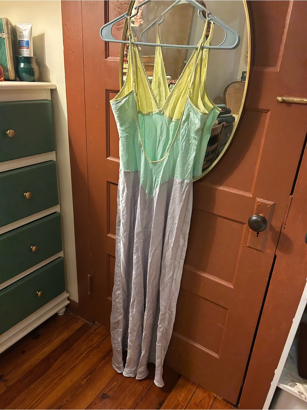 Victoria's Secret Pastel Multi-Color Silk Slip - Picture 3 of 4